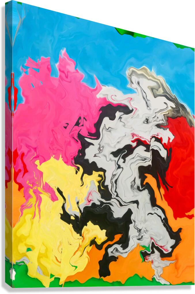 Abstract 57 by Binod Dawadi Canvas Print