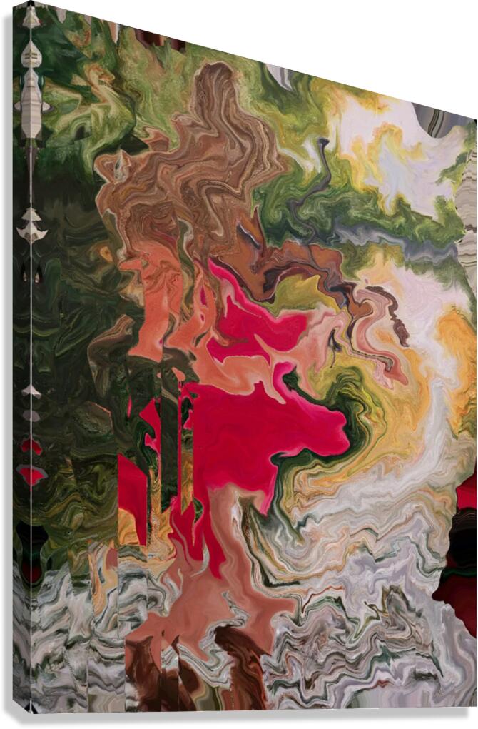 Abstract 53 by Binod Dawadi Canvas Print