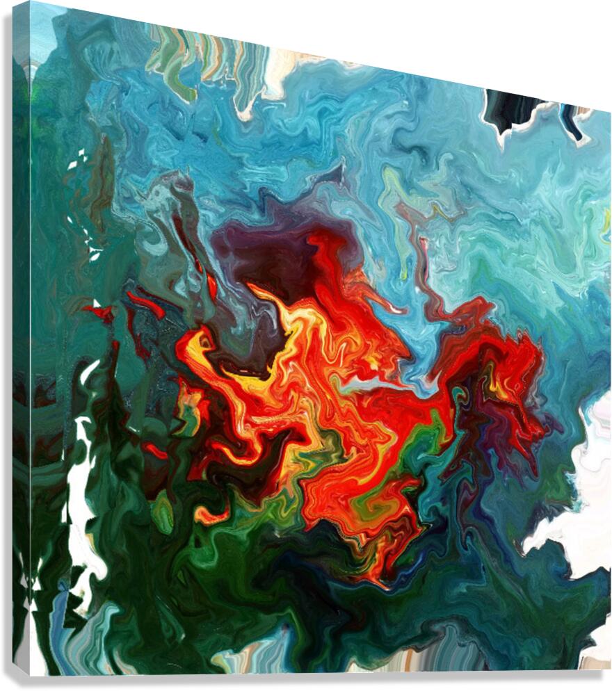 Abstract 84 by Binod Dawadi Canvas Print