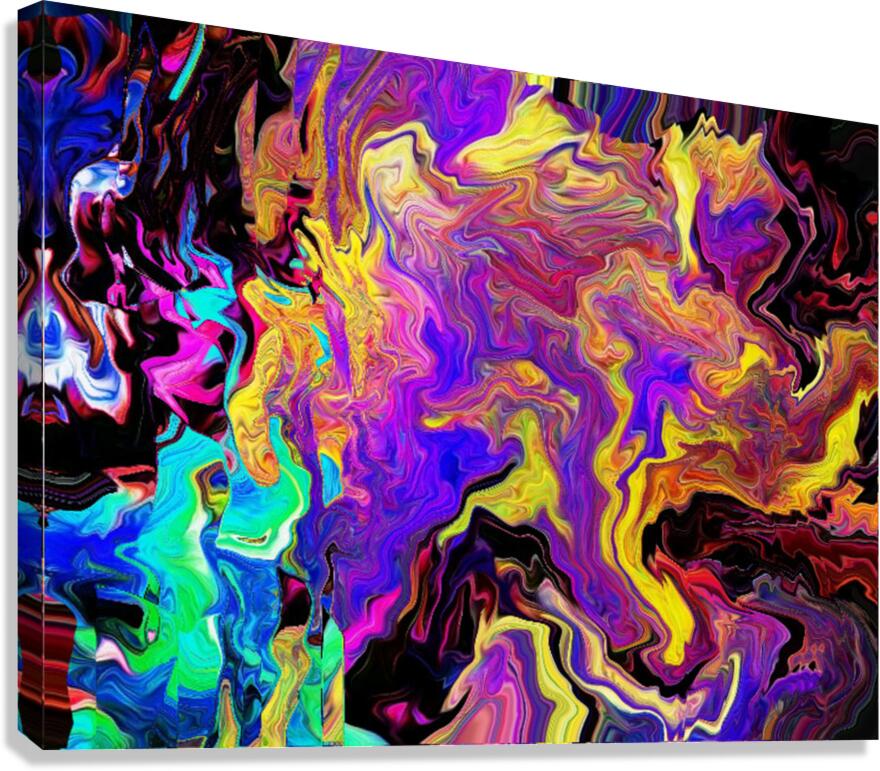 Abstract 106 by Binod Dawadi Canvas Print