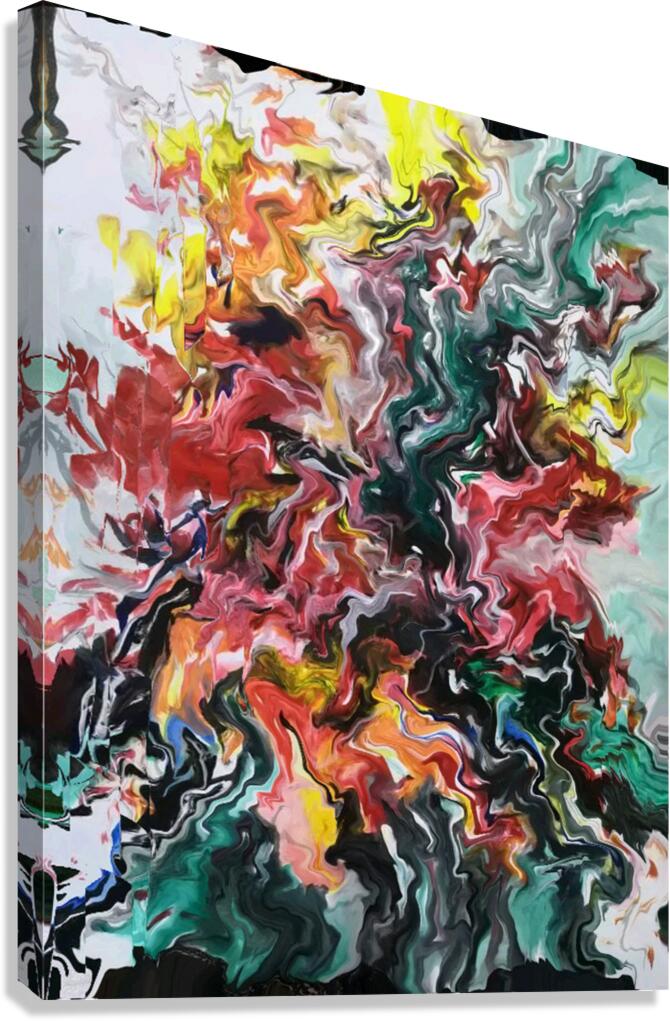 Abstract 26 by Binod Dawadi Canvas Print