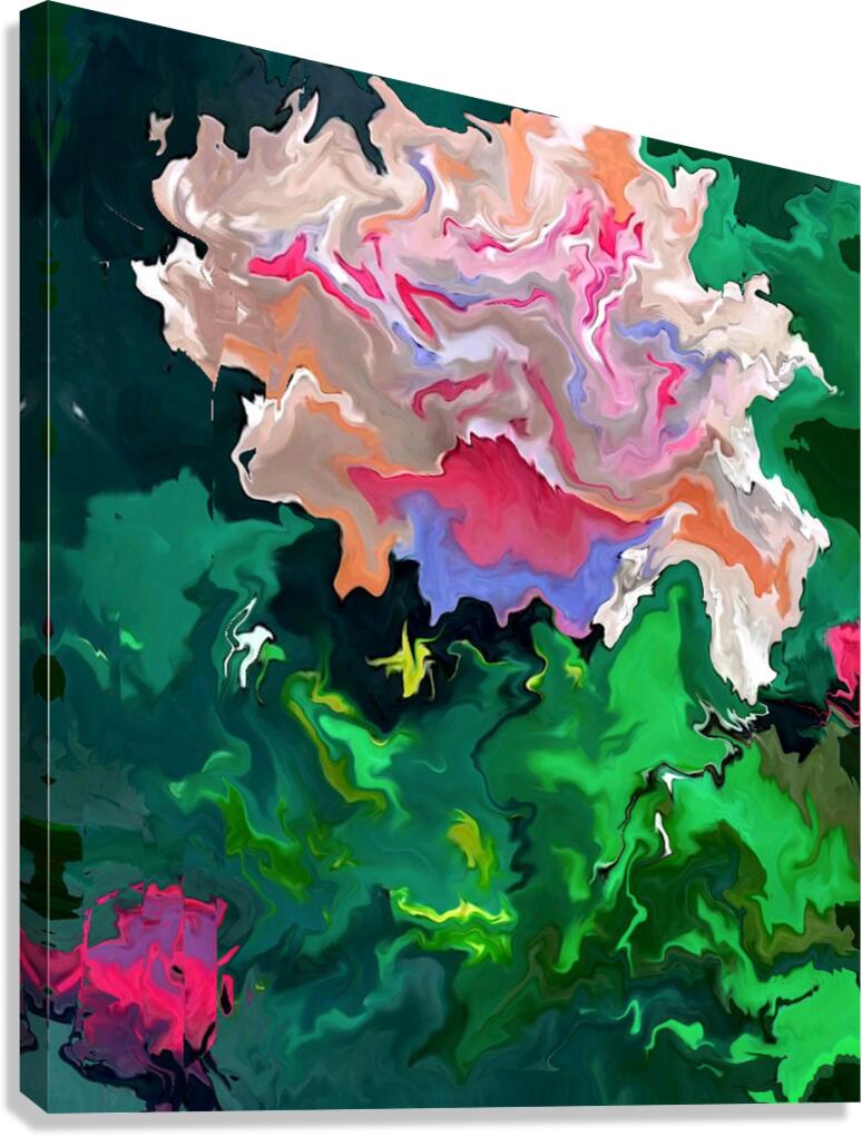 Abstract 35 by Binod Dawadi Canvas Print