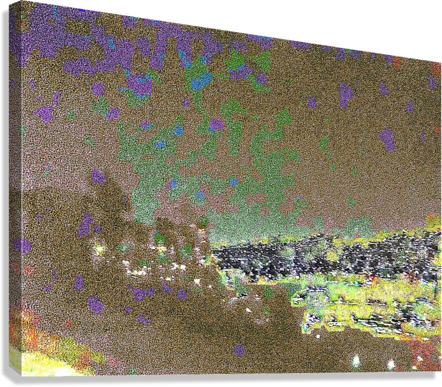 City Scape At Night 69 by Binod Dawadi Canvas Print