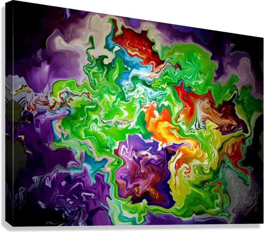 Abstract 286 by Binod Dawadi Canvas Print