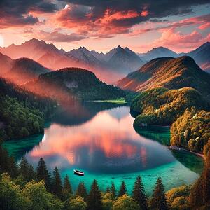 Serene Escape: A Lake of Tranquility