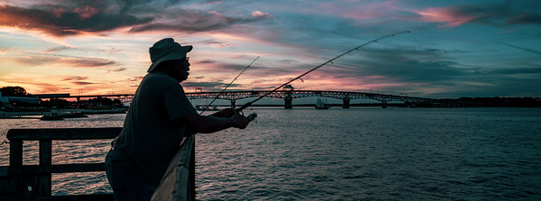Yorktown Fishing by RawBeltPhotos