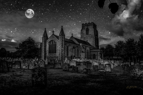 Brandon Church at night by RawBeltPhotos