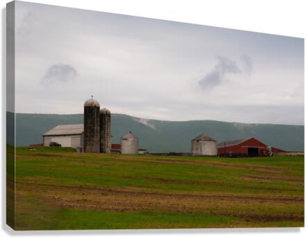 Mountain Farm Canvas Print