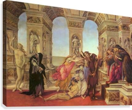 Calumny of Apelles  Canvas Print