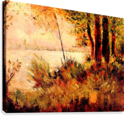 Seated slope Canvas Print
