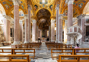 Genova Italy   Annunziatas Church   Basilica della Santissima 