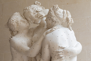 The Three Graces plaster model by Antonio Canova 1813.