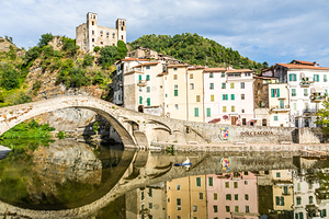 Dolceacqua Italy   medieval village of Italy   Liguria region. 