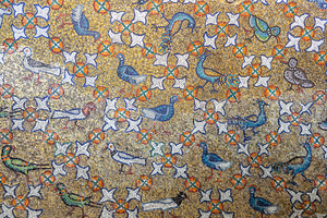 Ravenna Italy - the Archiepiscopal Chapel and its mosaics.