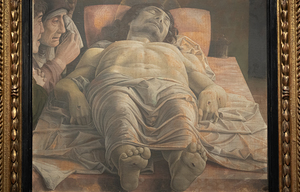 Brera antique painting museum. Lamentation over the Dead Christ