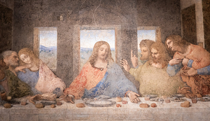 The Last Supper by Leonardo da Vinci in Milan Italy