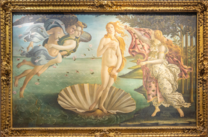 Alessandro Botticelli - Fortitude 1470. Renaissance art in Uffi