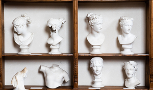 Possagno Italy: Antonio Canova collection. Classical sculptures