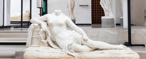 Antonio Canova collection. Classical sculptures in white marble