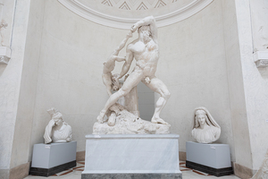 Hercules and Lichas - Ercole e Lica by sculptor Antonio Canova