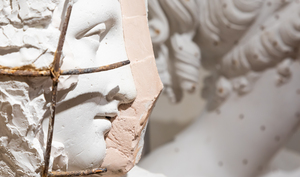 Possagno Italy: Art creation with gypsum. Concept of idea crea