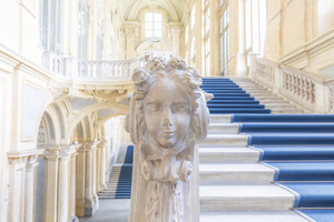 The most beautiful Baroque staircase of Europe located in Madama