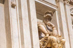 Medici Chapels interior - Cappelle Medicee. Michelangelo Renaiss