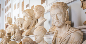 Vatican museum interior collection perspective