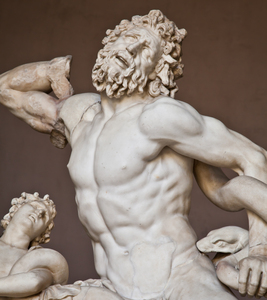 Vatican Museums - Rome - Italy: Laocoonte statue - 150 B.C.