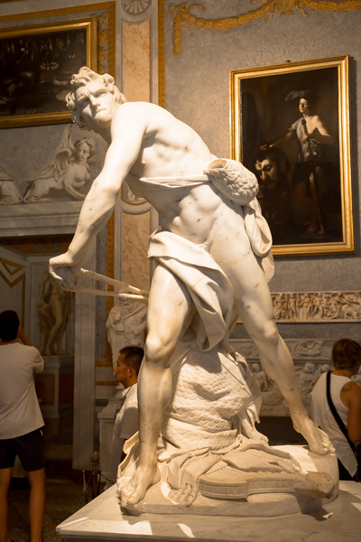 Gian Lorenzo Bernini masterpiece - David - dated 1624 - Rome - Italy by Paolo Modena