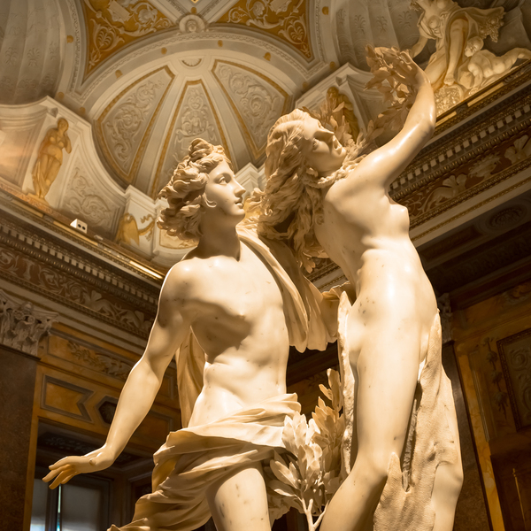 Gian Lorenzo Bernini masterpiece - Apollo e Dafne - dated 1625 - Rome - Italy by Paolo Modena