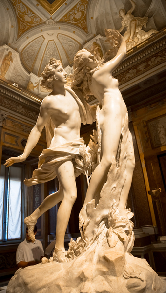 Gian Lorenzo Bernini masterpiece - Apollo e Dafne - dated 1625 - Rome - Italy by Paolo Modena