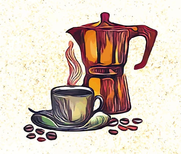 Moka pot Print