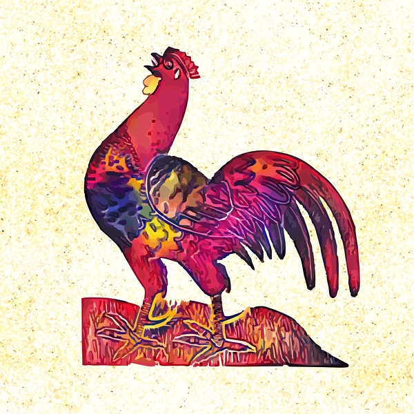 Rooster Print
