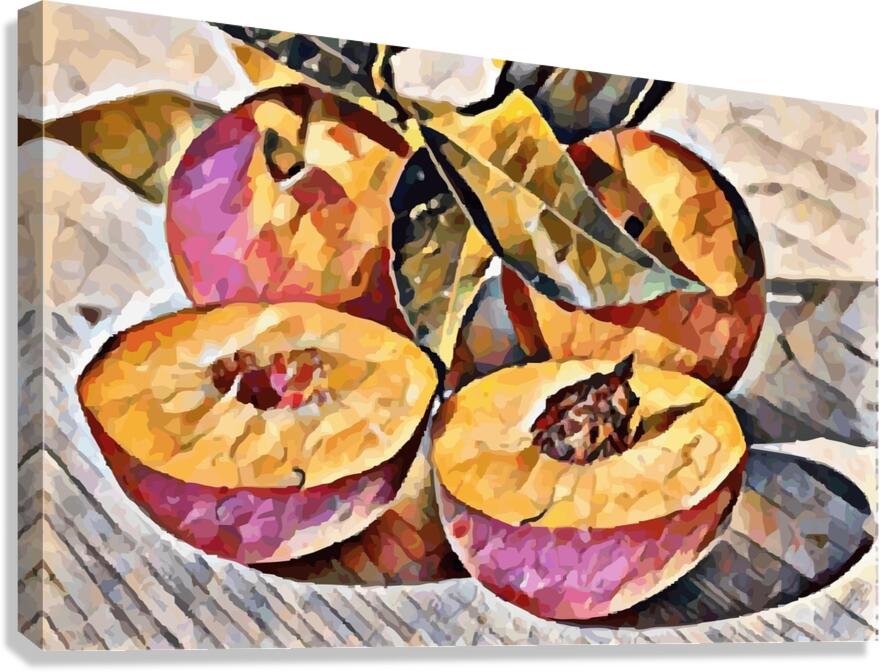 Peaches Canvas Print