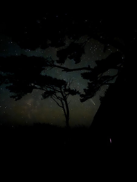 Camping Under Stars and Comet by 2WFALLS PHOTOGRAPHY