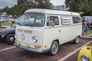 1971 Tan Volkswagen Bus Camper Van X2 3
