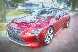 2021 Infrared Lexus LC500 Convertible X1 7