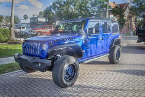 2022 Blue Jeep Unlimited Rubicon X12 5