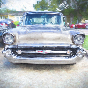 1957 Brown Chevrolet 4 door Bel Air X1 3