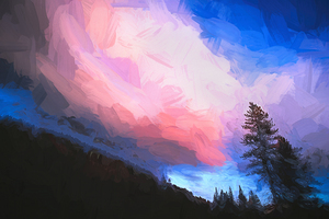 Pink Yellowstone Sunset X100