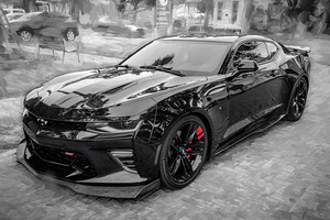 2024 Black Chevrolet Camaro 2SS Coupe X1 8