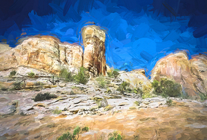 On the Way to Lower Calf Creek Falls X12 1