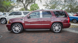 2008 Maroon Cadillac Escalade ESV Platinum X1 10