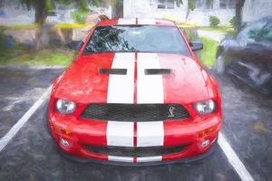 2007 Red Ford Shelby Mustang GT500 X109