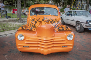  1941 Orange Chevrolet Sedan X109
