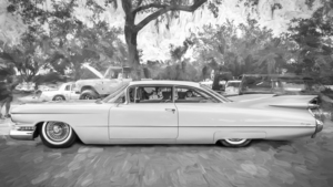 1959 Tan Cadillac Coupe Deville X101