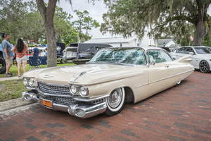 1959 Tan Cadillac Coupe Deville X124