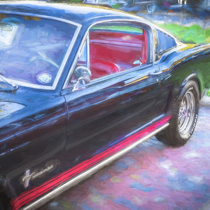 1966 Black Ford Mustang 2 Plus 2 X 4