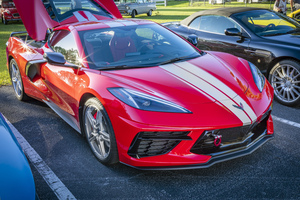 2023 Red Corvette Stingray C8 X 3
